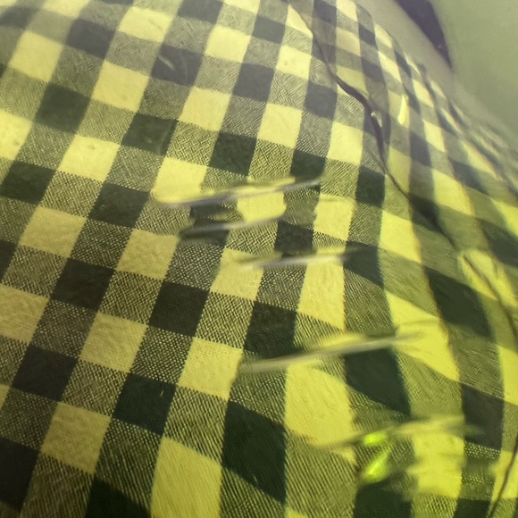 Anchor Hocking Chip Bowl Folded Sides Green 9”W 4” L - Picture 2 of 6